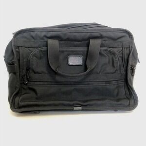 Tumi‎ Alpha Expandable Messenger Bag Briefcase Travel Luggage Ballistic Nylon